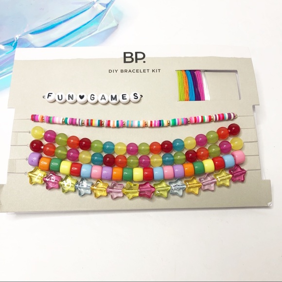 BP DIY Beaded Letter Bracelet Making Kit Girl Gift Do It Yourself Nordstrom - Picture 3 of 16